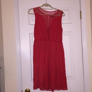Topshop dress, red size 6